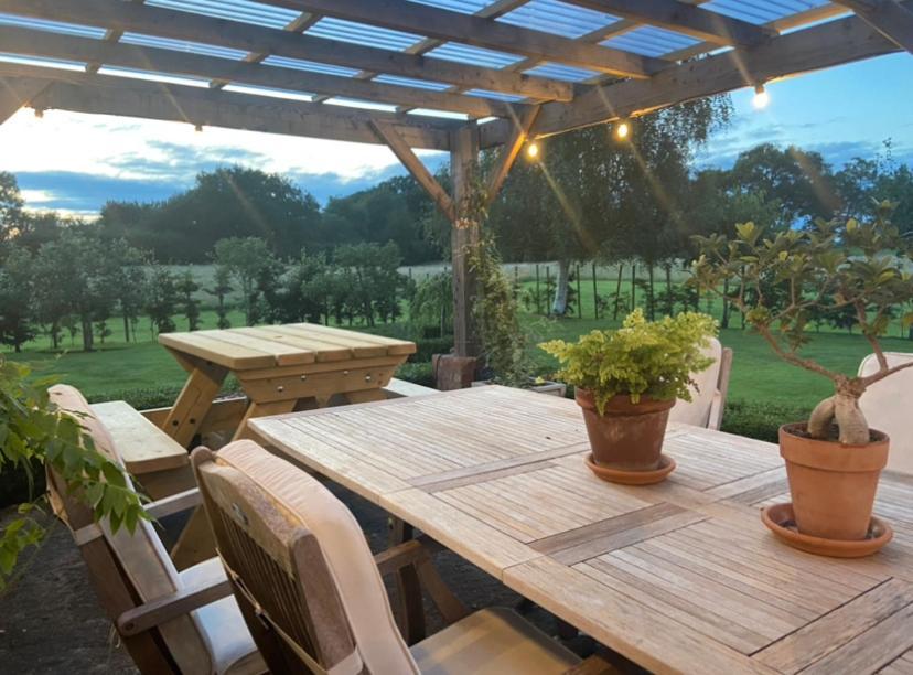 Glamping Tent At Abbey Green Farm Villa Whitchurch  Bagian luar foto