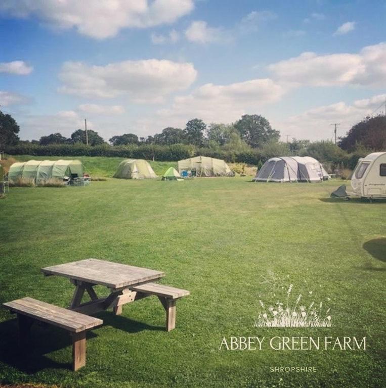Glamping Tent At Abbey Green Farm Villa Whitchurch  Bagian luar foto